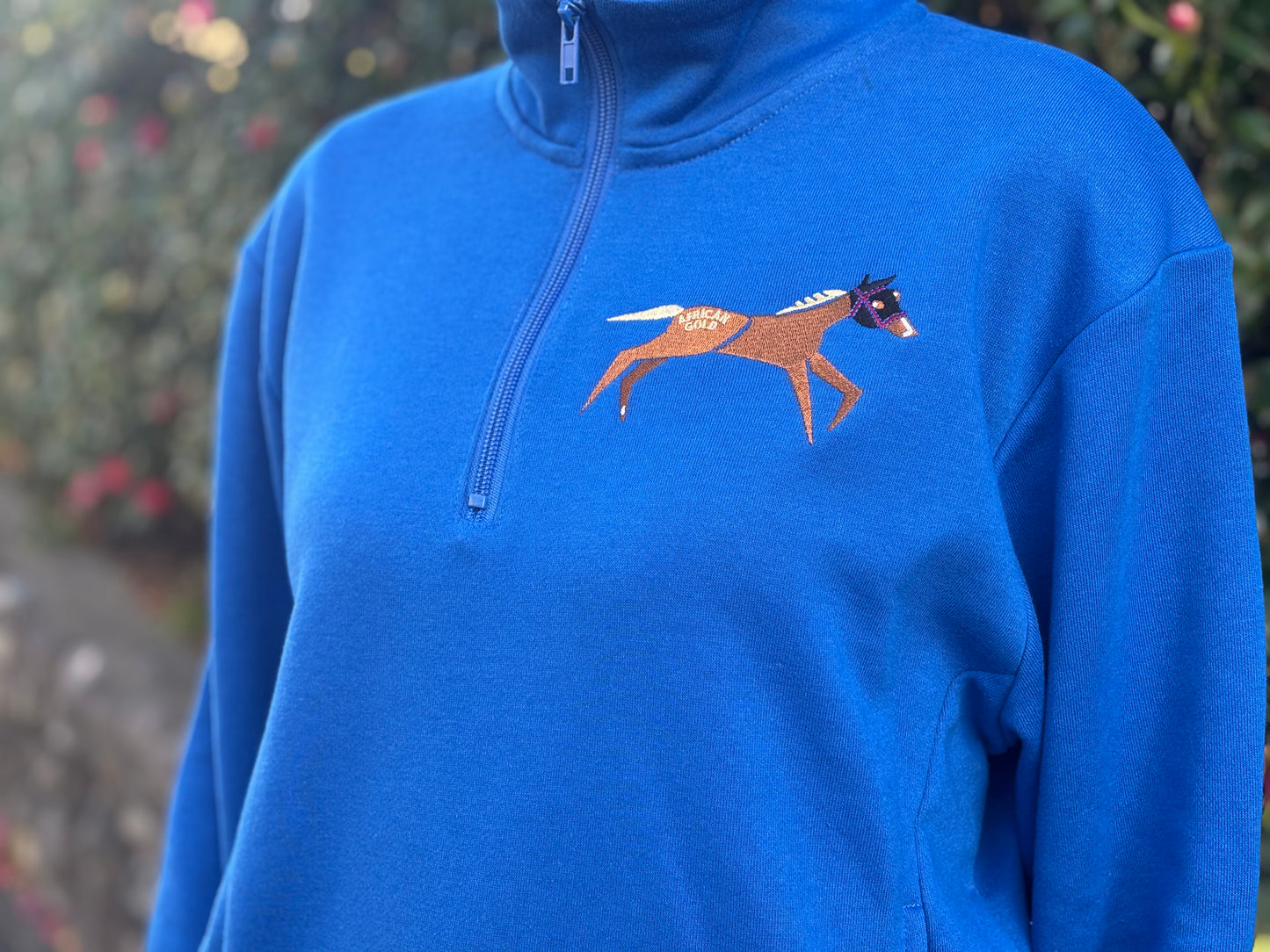 アフリカンゴールド ハーフジップトレーナー